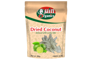 Dried Coconut Infused with Zesty Lime