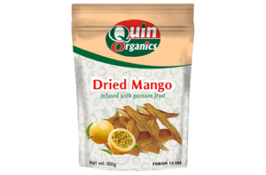 Dried Mango infused with Passion Fruit