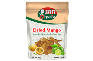 Dried Mango infused with Passion Fruit and Lime