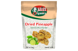 Dried Pineapple infused with Zesty Lime